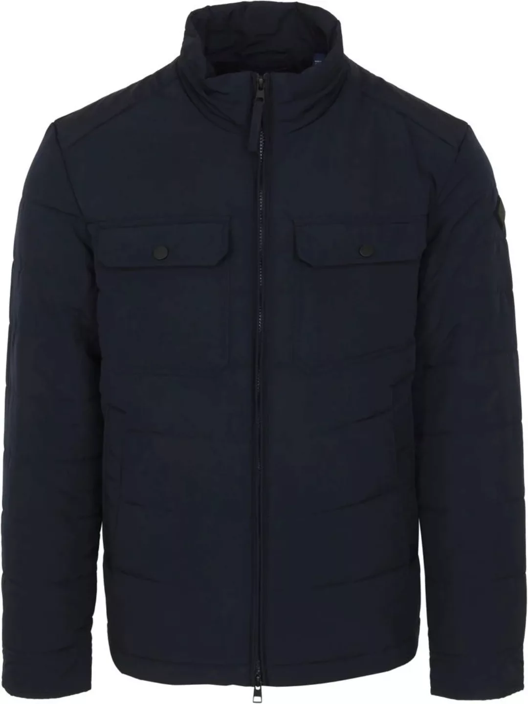 Gant Jacke Quilted Windcheater Dunkelblau - Größe XL günstig online kaufen