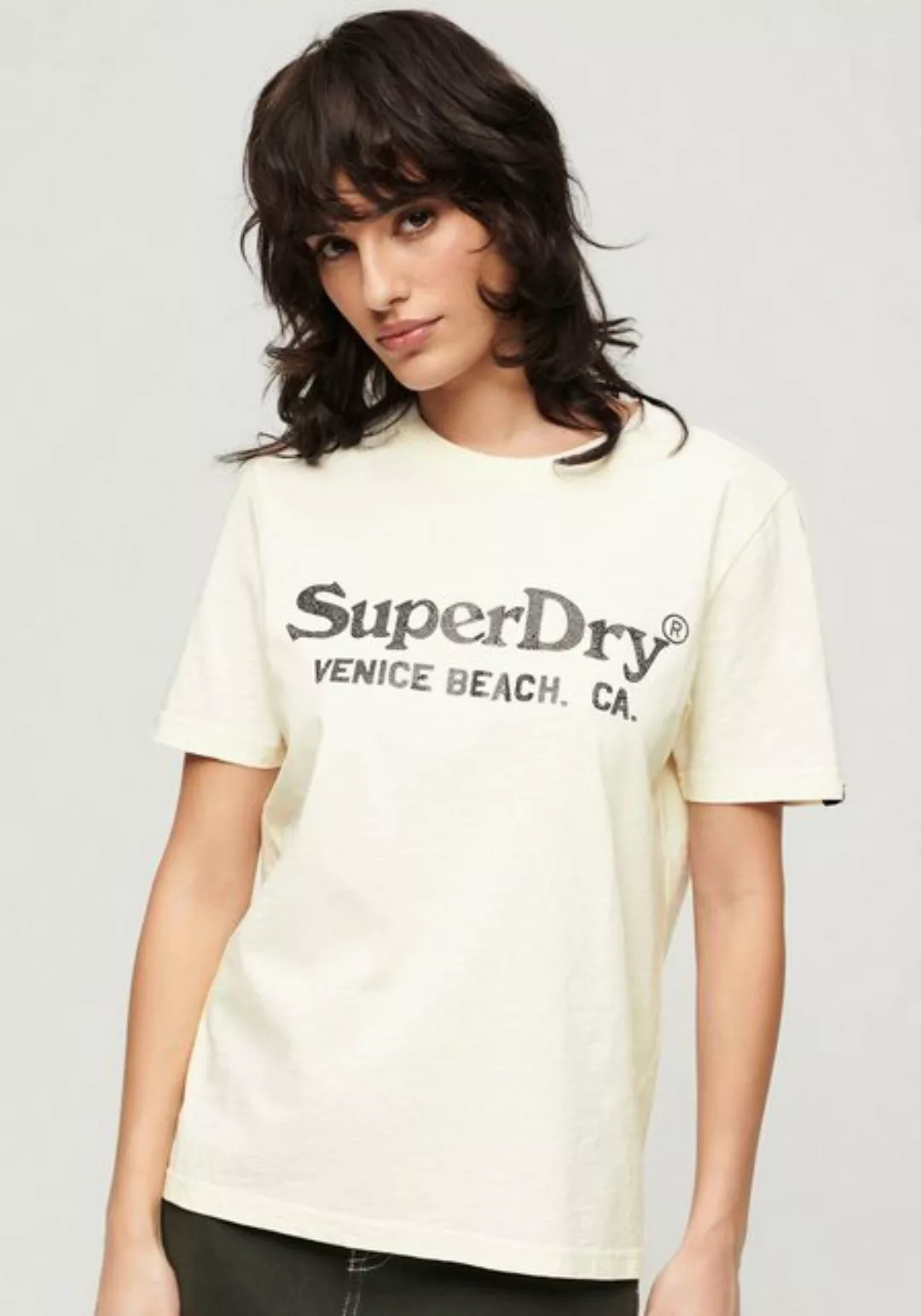 Superdry T-Shirt METALLIC VENUE RELAXED TEE günstig online kaufen