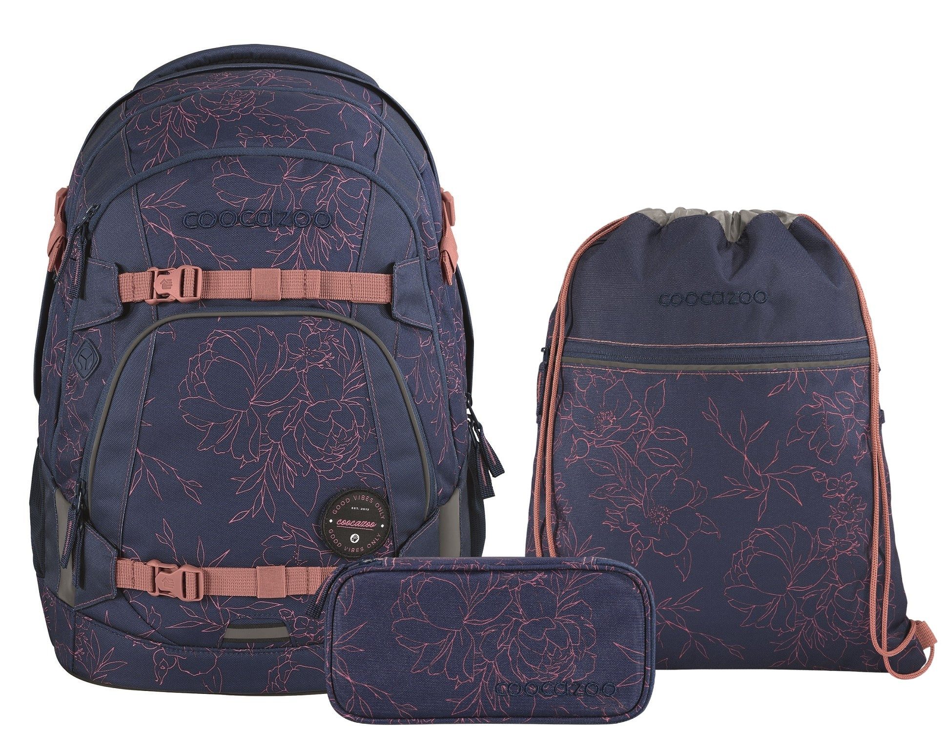 coocazoo Schulranzen Schulrucksack-Set MATE Sweet Rose günstig online kaufen
