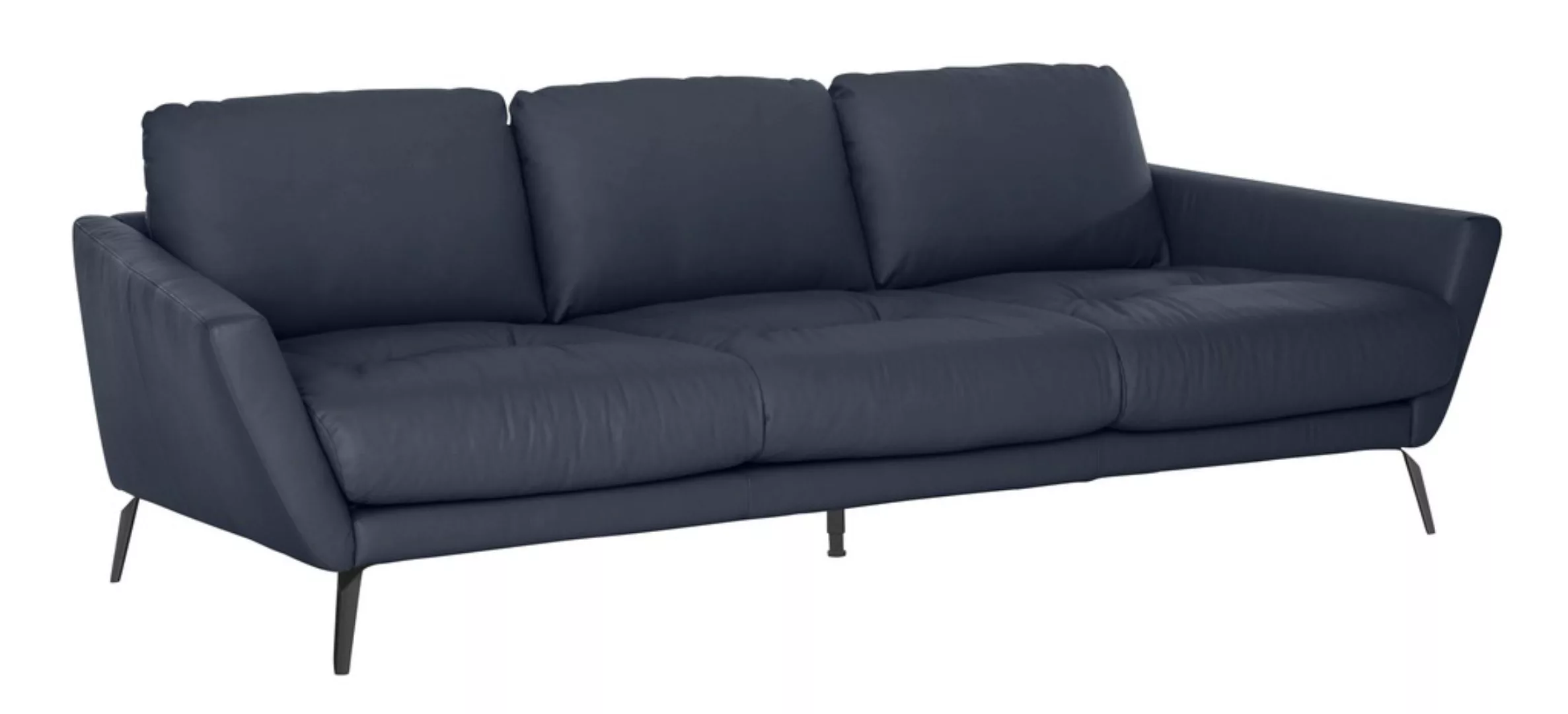 W.SCHILLIG Big-Sofa »softy«, mit dekorativer Heftung im Sitz, Füße schwarz günstig online kaufen