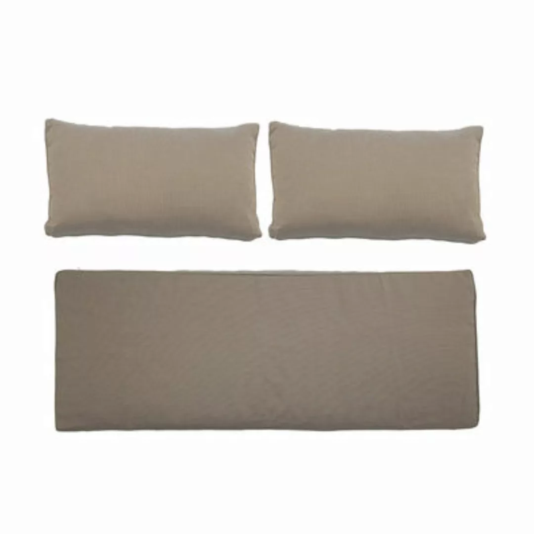 Kissenüberzug  textil braun / Für das Sofa Mundo - Set von 3 Bezügen (ohne günstig online kaufen