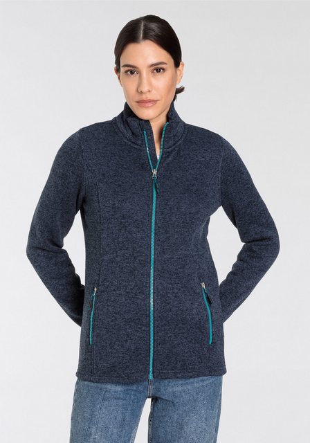 Killtec Strickfleecejacke mit Stehkragen günstig online kaufen