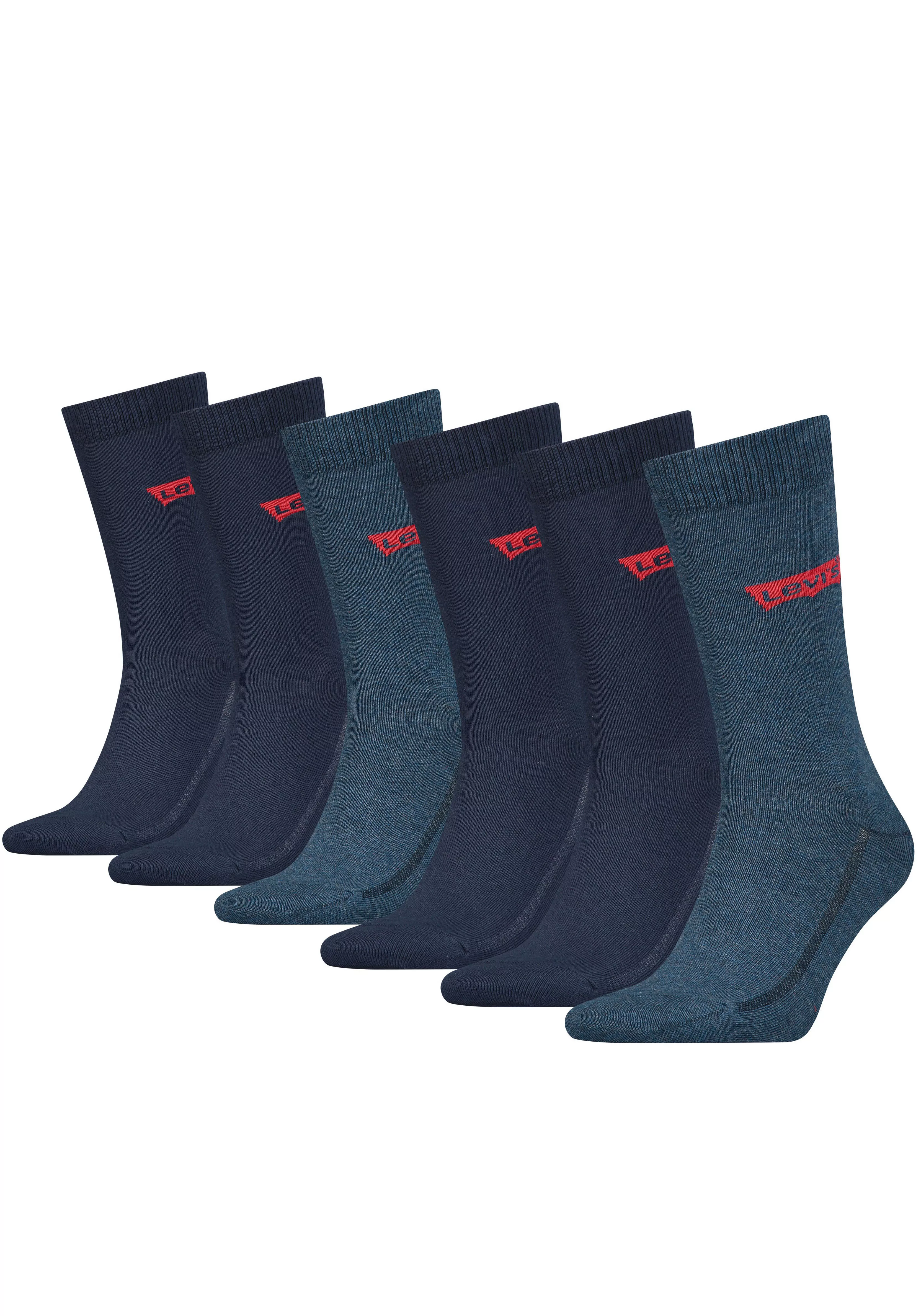 Levis Socken, (Packung, 6er-Pack), mit breitem Logobund günstig online kaufen