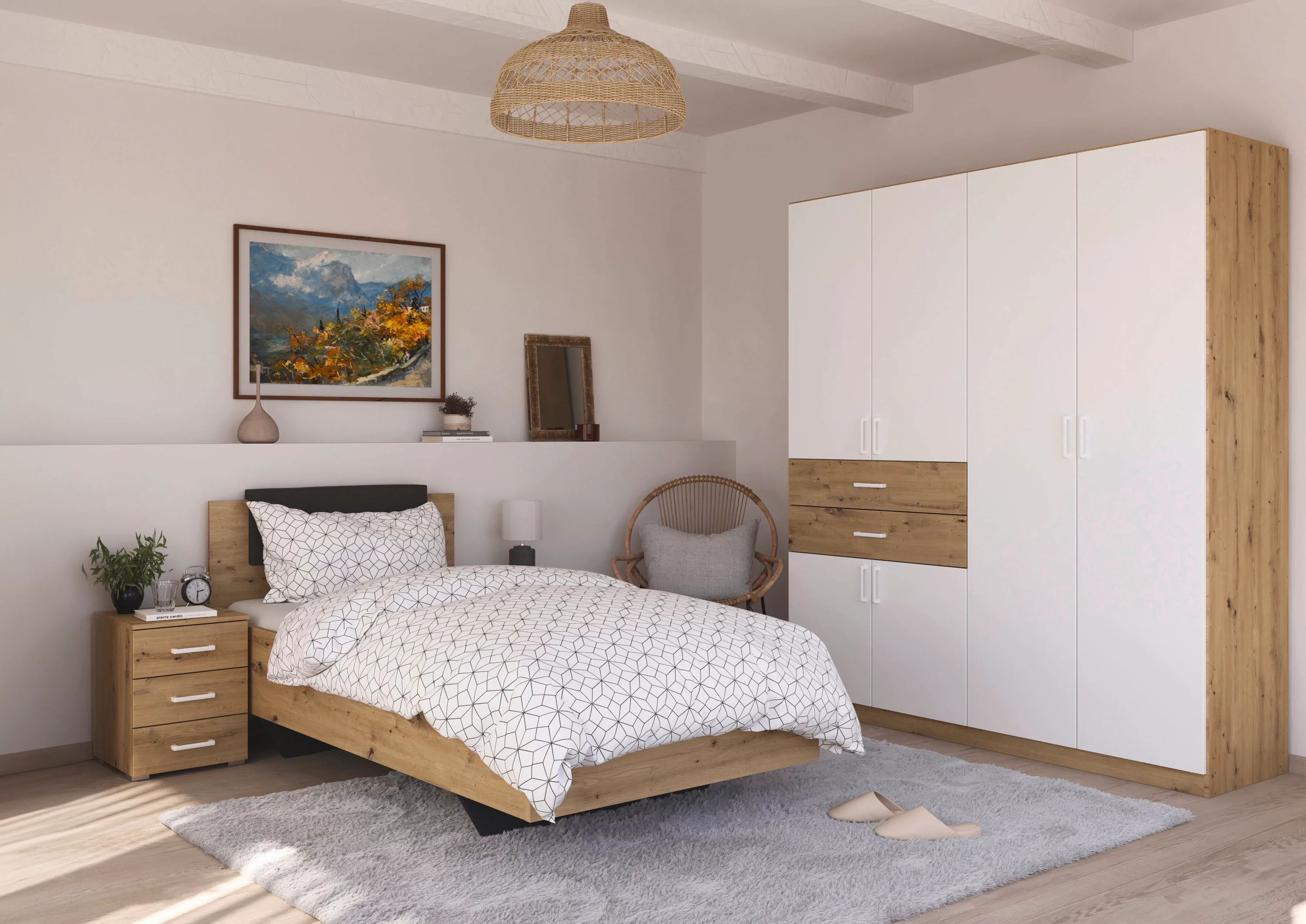 rauch Schlafzimmer-Set "Komplettzimmer Komplettschlafzimmer Schlafzimmer-Se günstig online kaufen