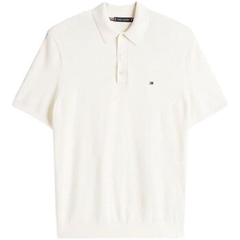 Tommy Hilfiger  T-Shirts & Poloshirts MW0MW38465 INTERLOCK PLACKET-YBR WHIT günstig online kaufen