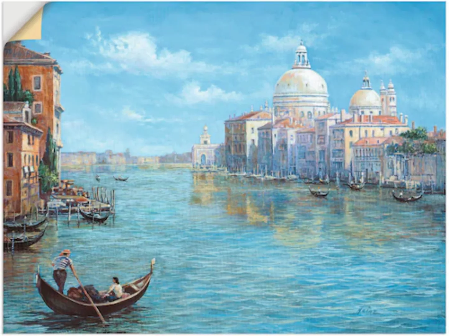 Artland Wandbild »Venedig«, Europa, (1 St.), als Leinwandbild, Poster, Wand günstig online kaufen