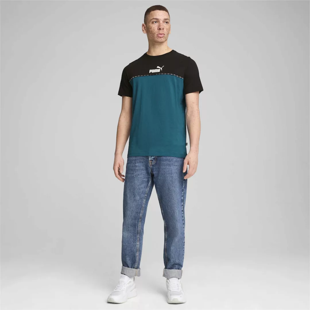 PUMA T-Shirt "Essentials Block Tape T-Shirt Herren" günstig online kaufen