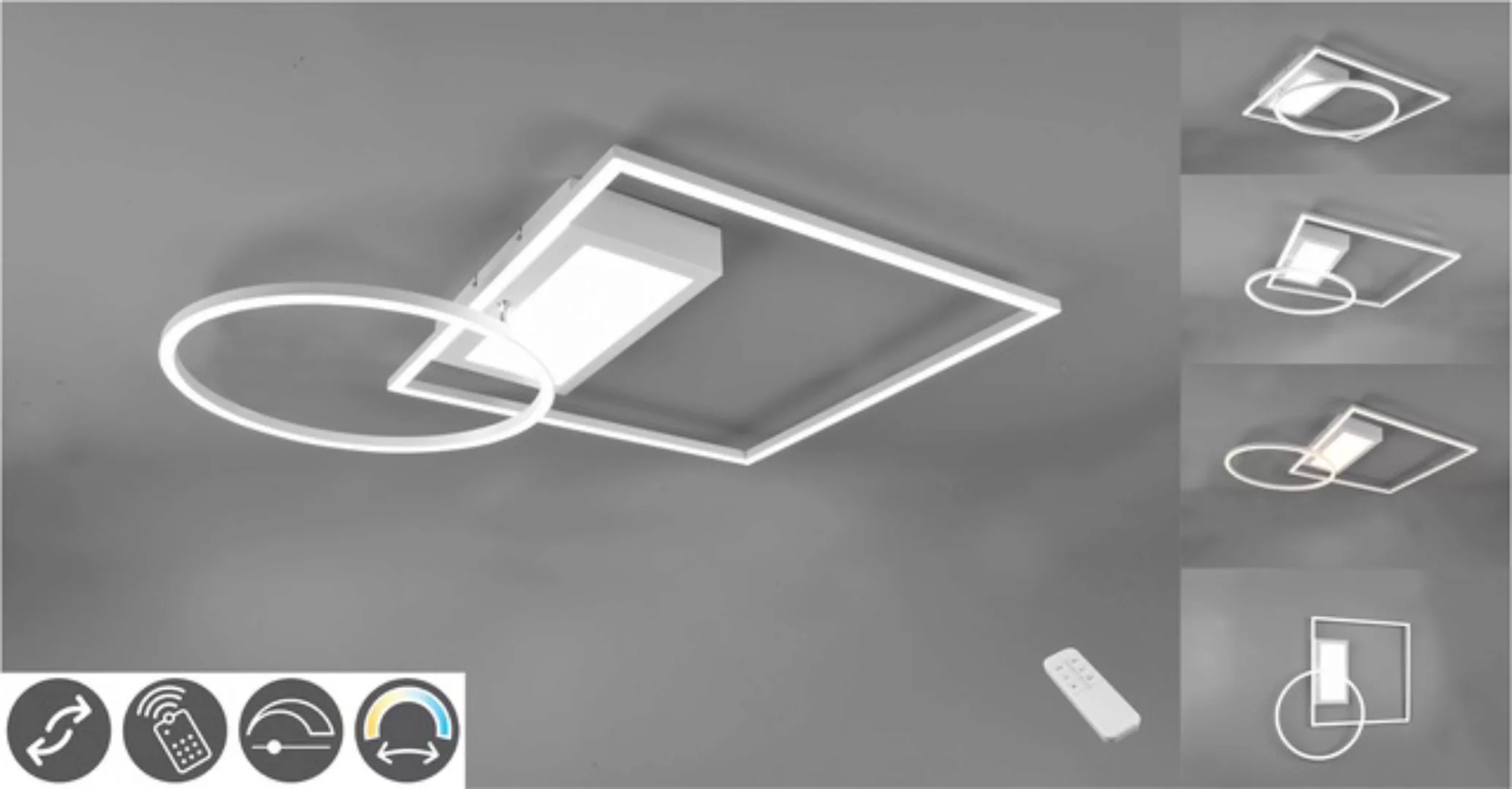 TRIO Leuchten LED Deckenleuchte »Downey«, 1 flammig, Leuchtmittel LED-Modul günstig online kaufen