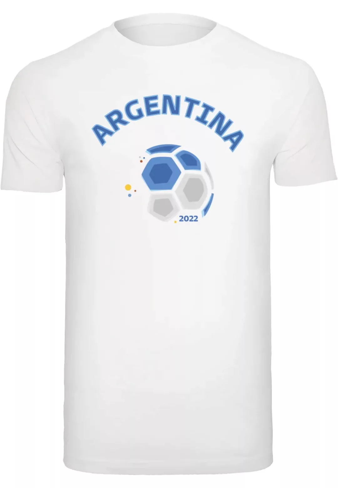 Merchcode T-Shirt "Merchcode Herren Argentina Football Dress T-Shirt Round günstig online kaufen