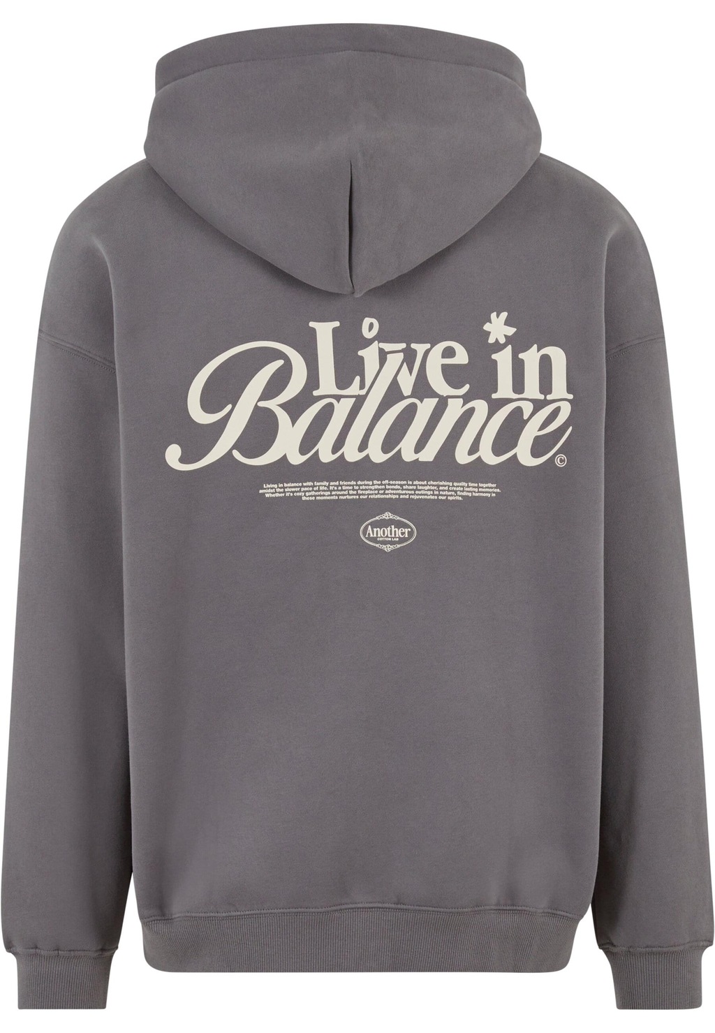 Another Cotton Lab Kapuzensweatshirt "Another Cotton Lab Live in Balance He günstig online kaufen