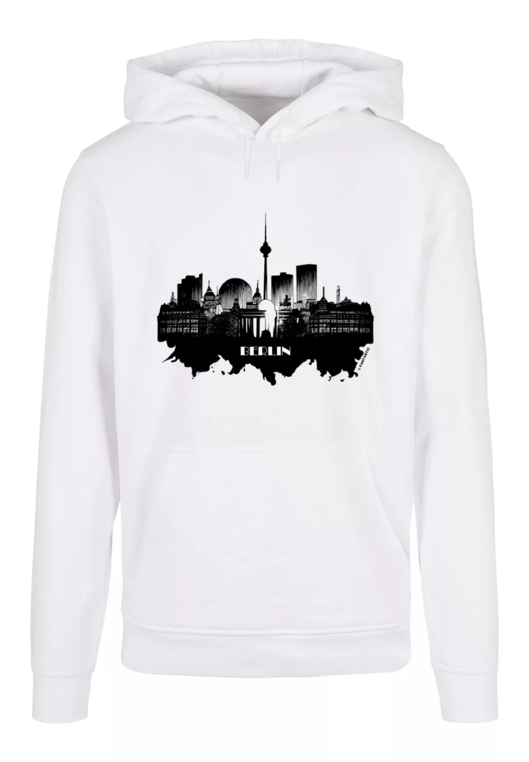 F4NT4STIC Kapuzenpullover Cities Collection - Berlin skyline Print günstig online kaufen