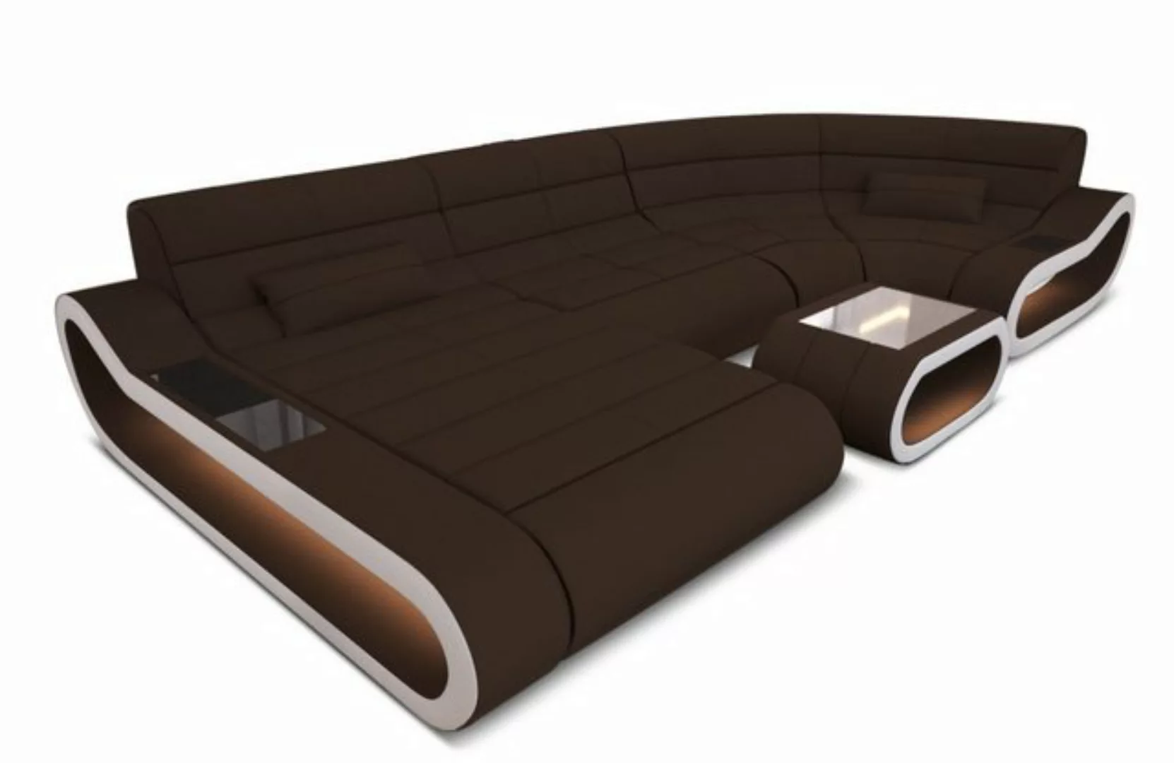 Sofa Dreams Wohnlandschaft Stoffsofa Couch Polstersofa Concept U Form Stoff günstig online kaufen