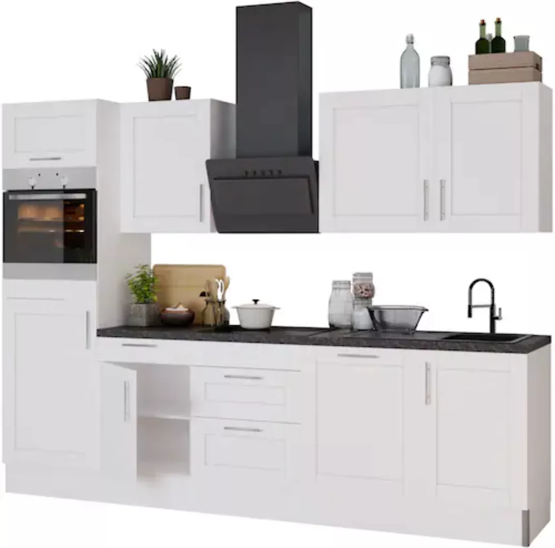 OPTIFIT Küche »Ahus«, Breite 280 cm,wahlw. mit E-Geräten,Soft Close Funktio günstig online kaufen