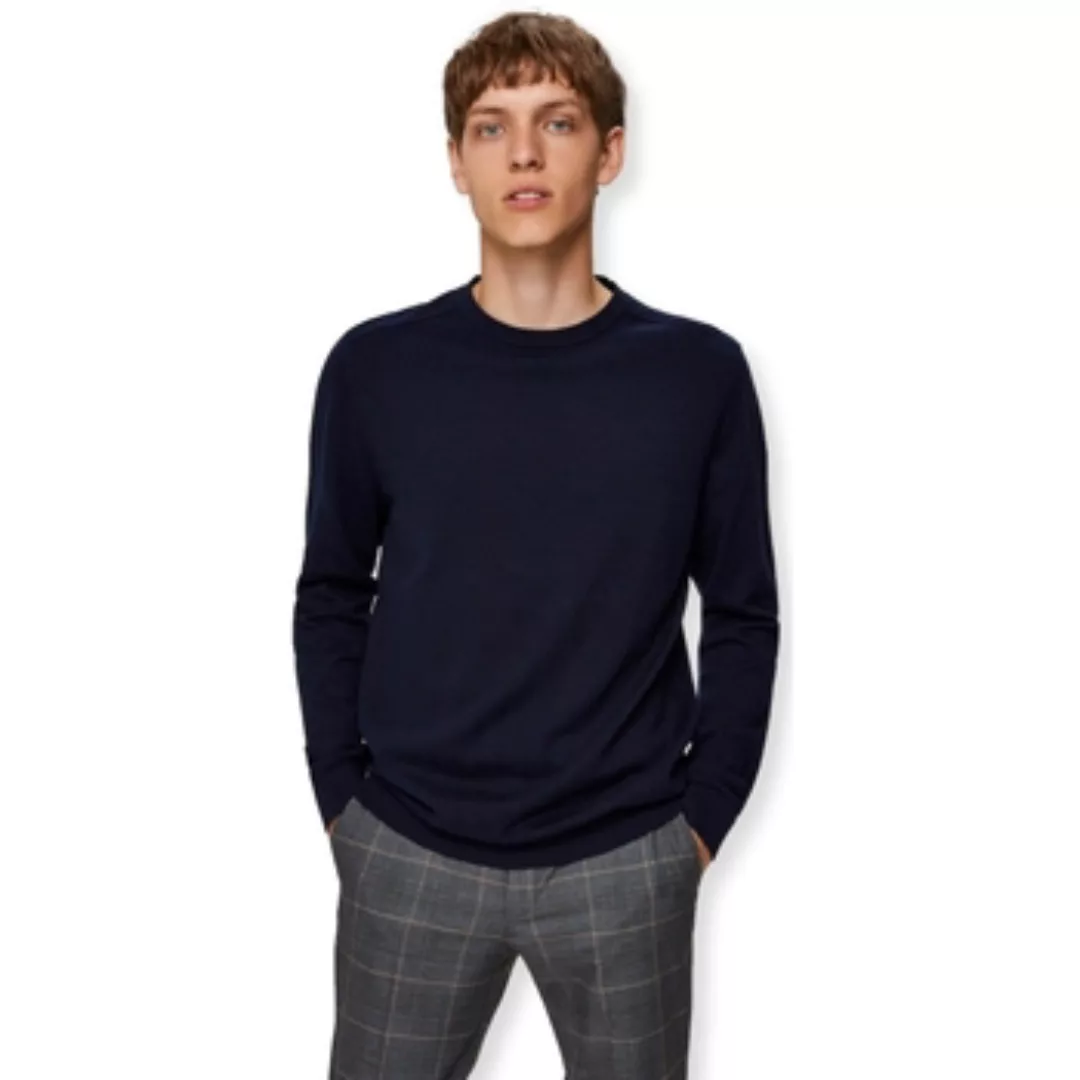 Selected  Pullover Noos Berg Crew Knit - Navy Blazer günstig online kaufen