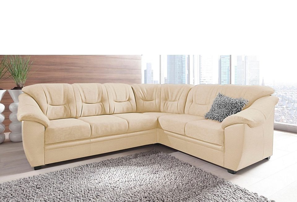 sit&more Ecksofa "Savona L-Form", wahlweise mit Bettfunktion, inklusive Fed günstig online kaufen