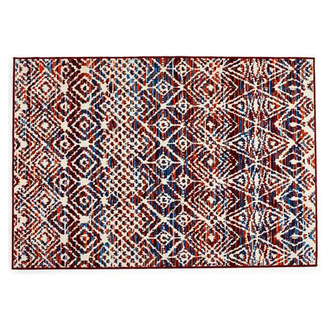 Teppich Rot Hellbraun Ethnisch Polyamid (190 X 133 Cm) günstig online kaufen