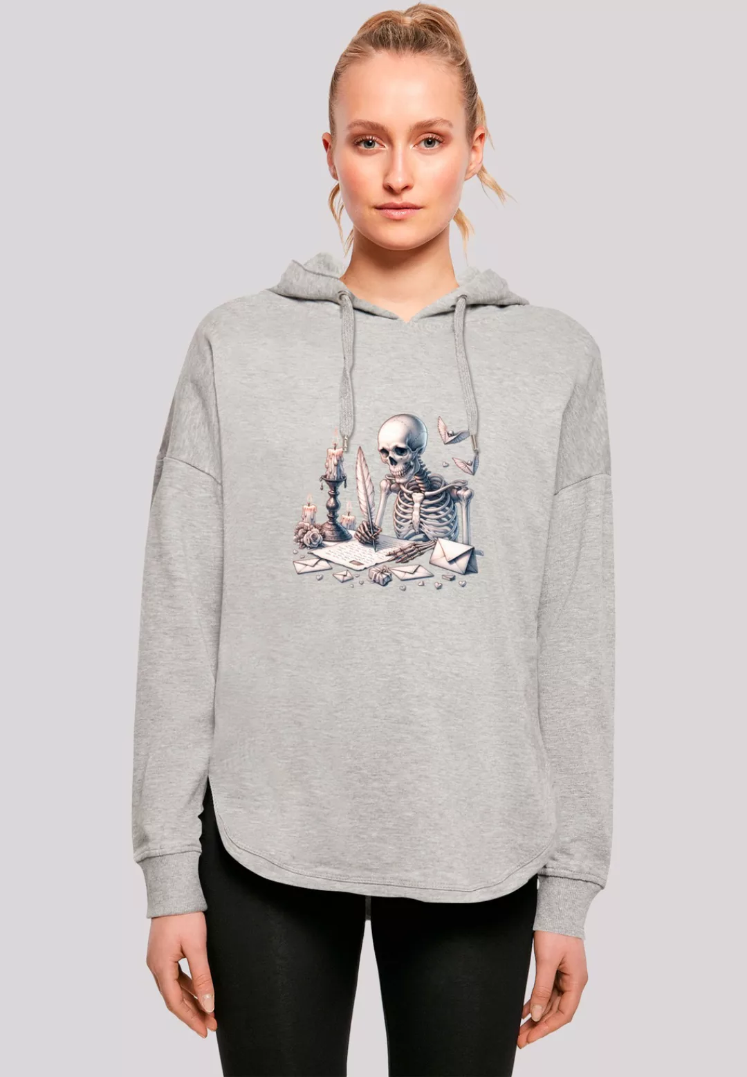 F4NT4STIC Kapuzenpullover "Skelett Liebesbrief Valentinstag", Premium Quali günstig online kaufen