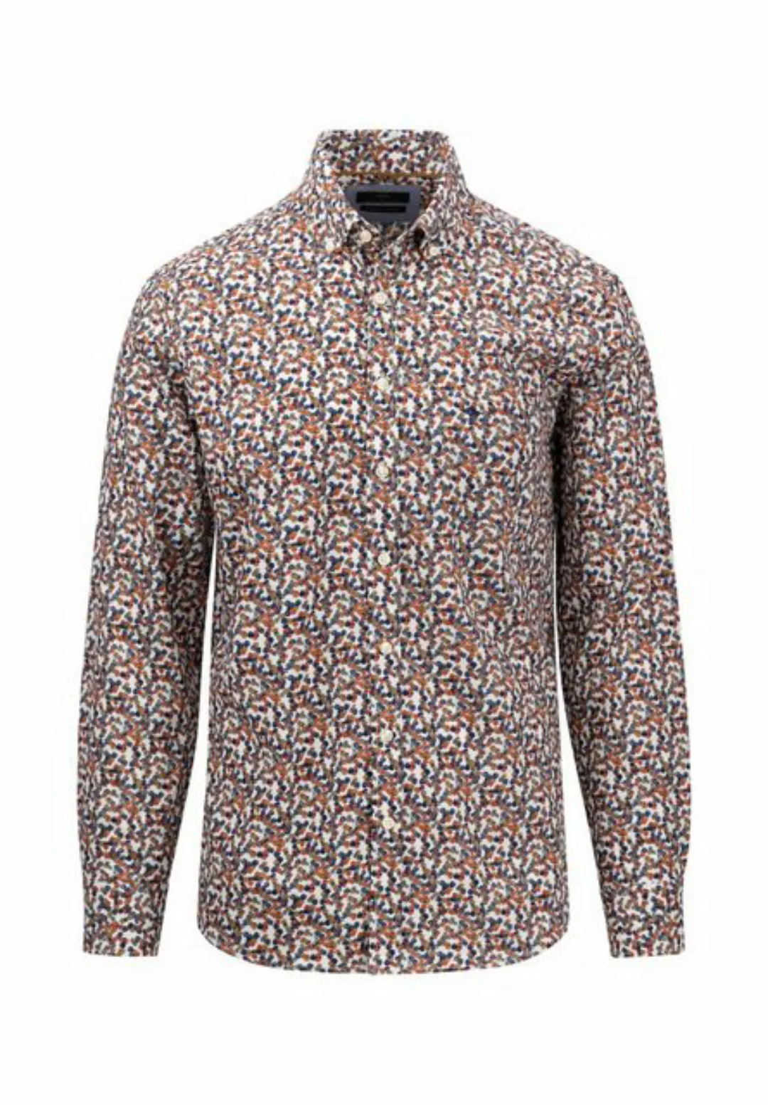 FYNCH-HATTON Langarmhemd Hemd mit Button-Down-Kragen günstig online kaufen
