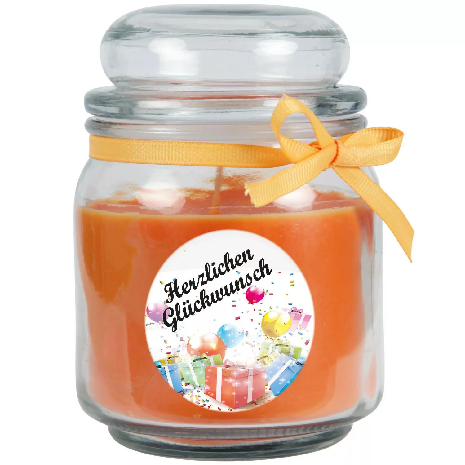 HS Candle Duftkerze & Glas Happy Birthday Bonbon Geschenke Honigmelone günstig online kaufen