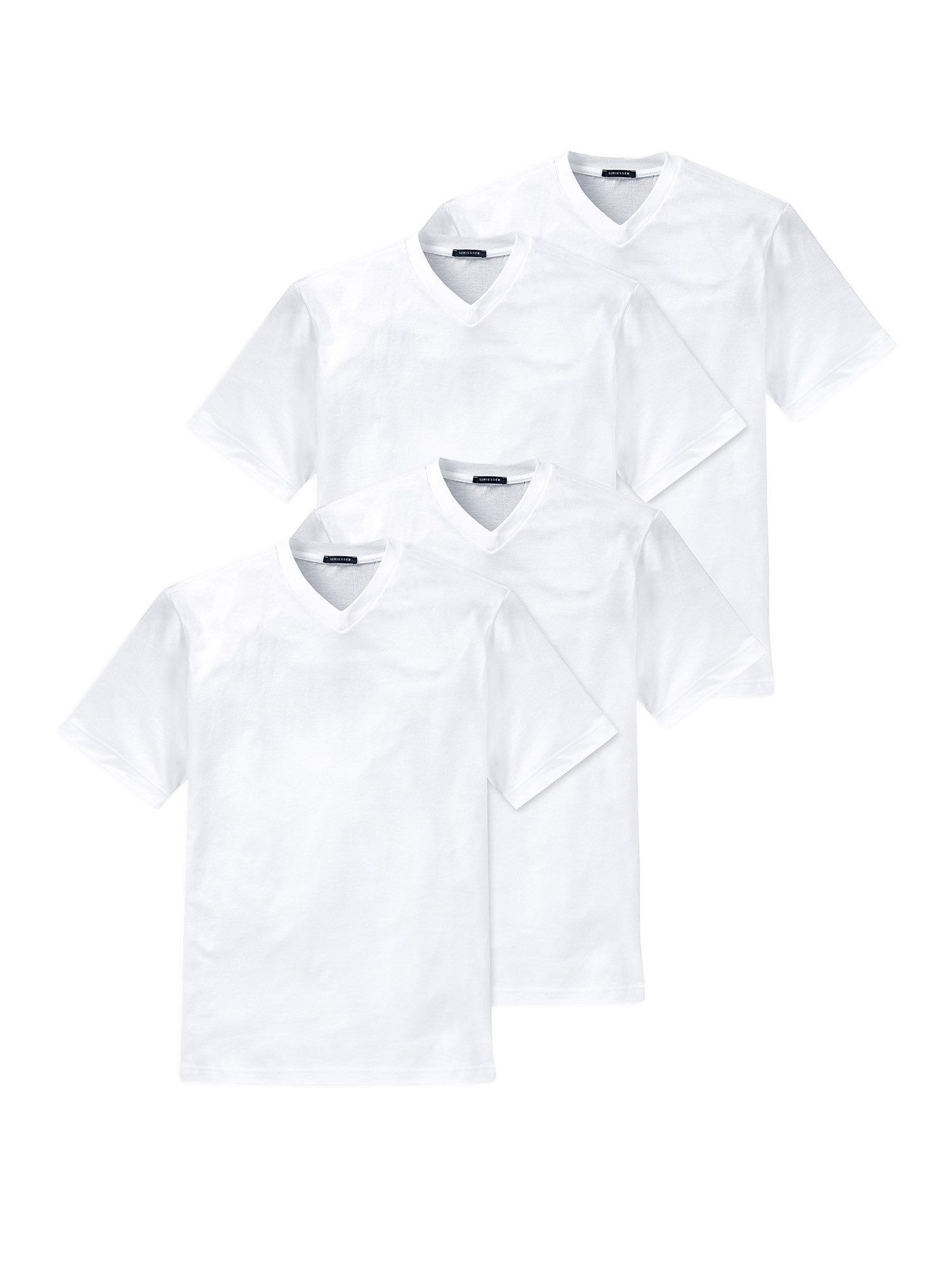Schiesser T-Shirt American Shirt (4-tlg) unterziehshirt günstig online kaufen