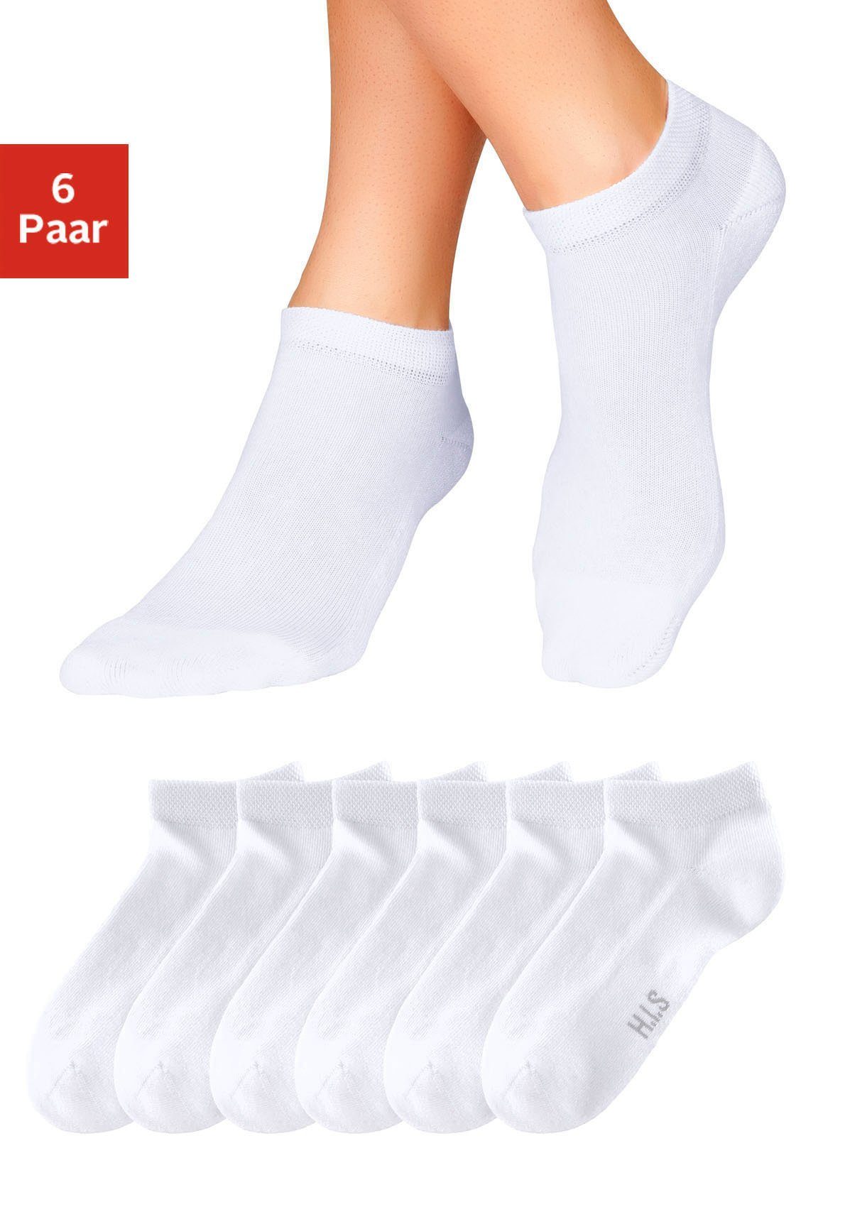 H.I.S Sneakersocken, (Packung, 6 Paar), mit weicher Frotteesohle günstig online kaufen