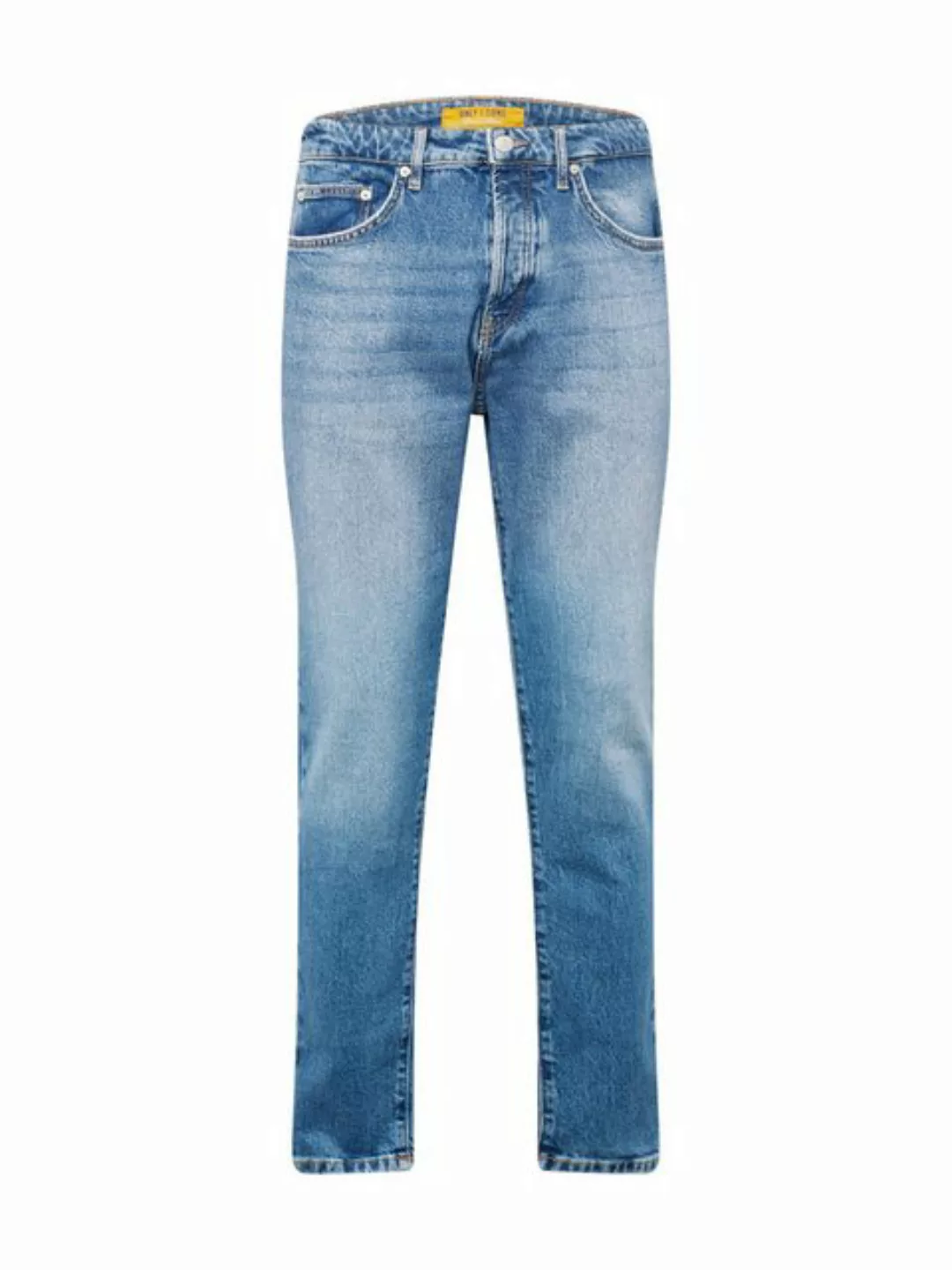 ONLY & SONS Regular-fit-Jeans Regular Fit Denim Jeans Hose 5-Pocket Style V günstig online kaufen