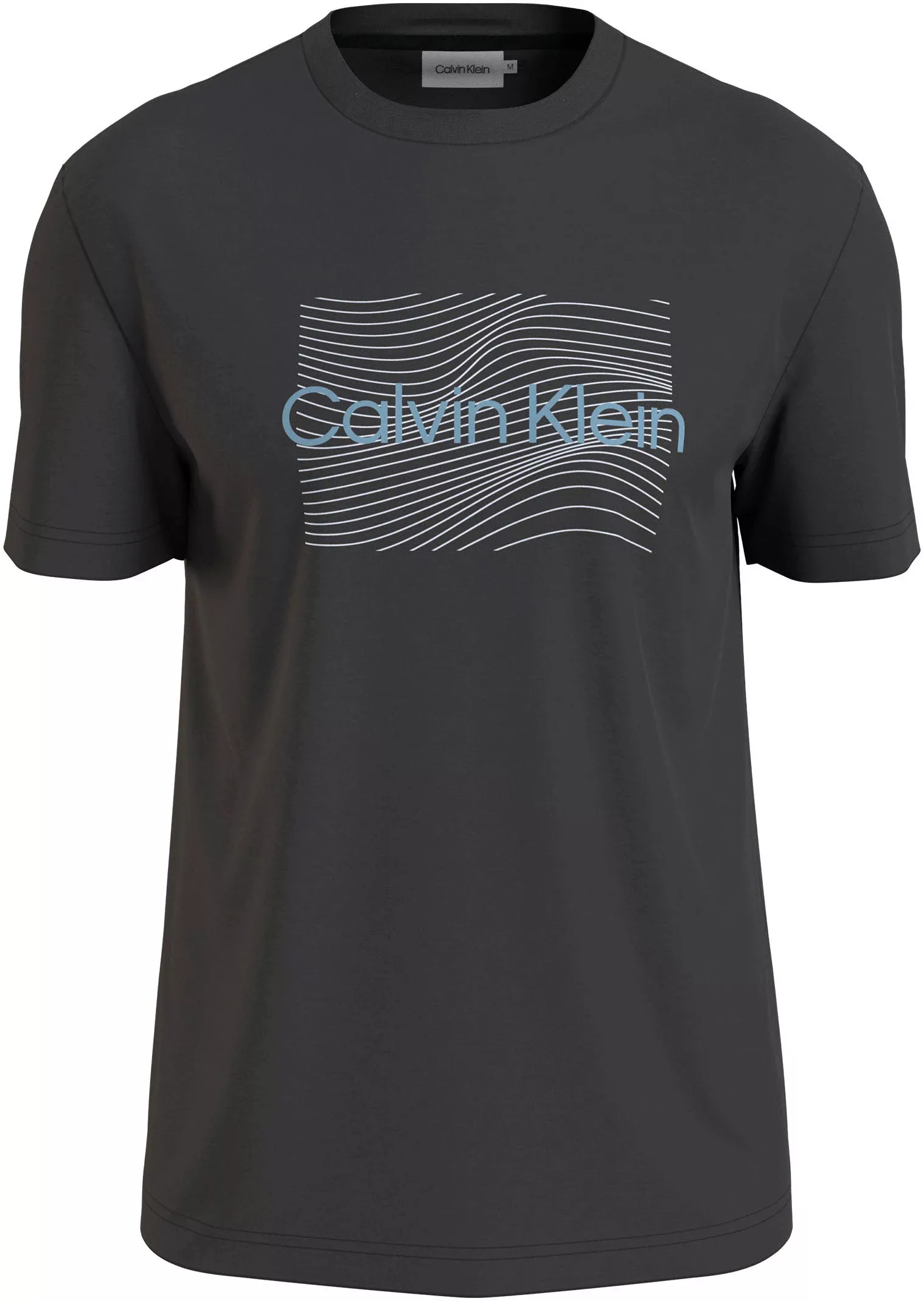 Calvin Klein T-Shirt "WAVE LINES HERO LOGO T-SHIRT" günstig online kaufen
