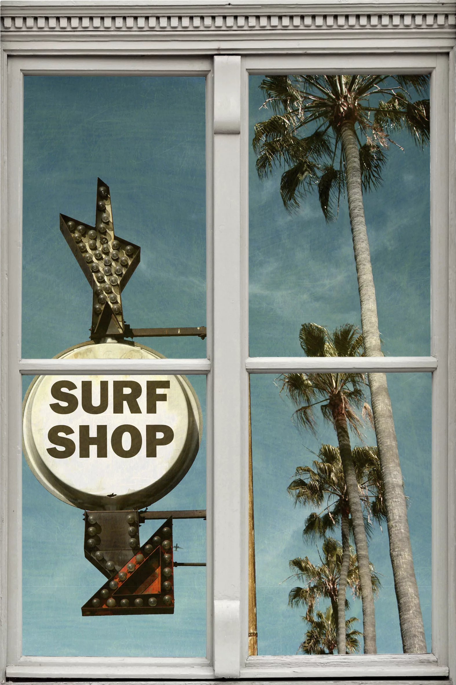 queence Wandsticker "Surf Shop" günstig online kaufen