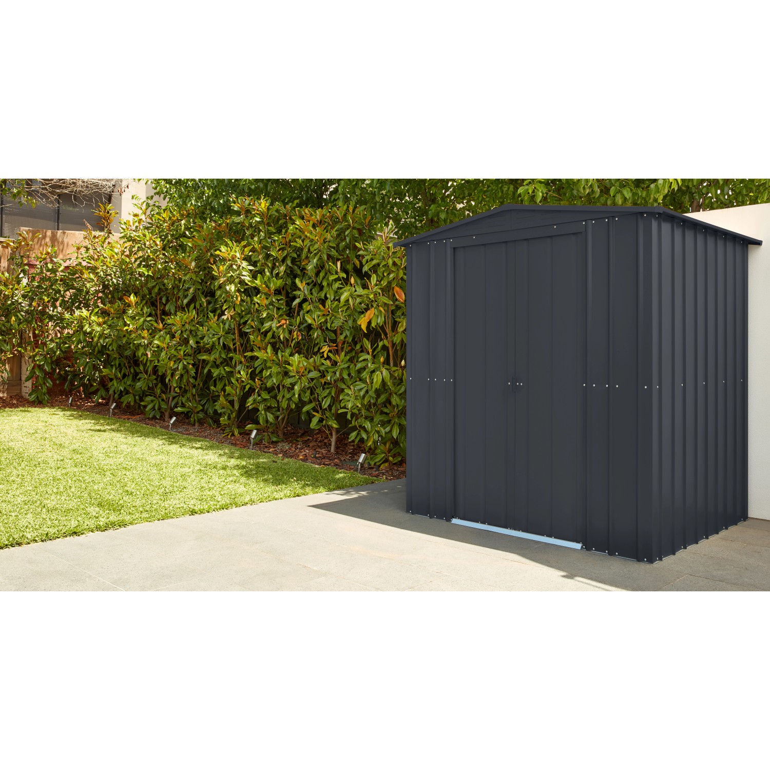 Globel Metall-Gerätehaus Gartenmanager Dream 65 Anthrazit B x T: 184 cm x 1 günstig online kaufen