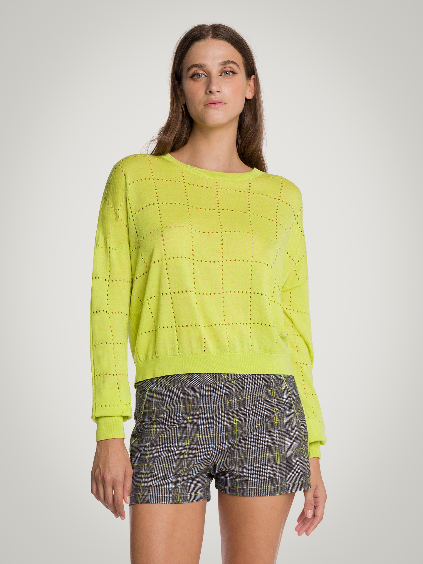Wolford - Summer Knit Top Long Sleeves, Frau, paradise green, Größe: M günstig online kaufen