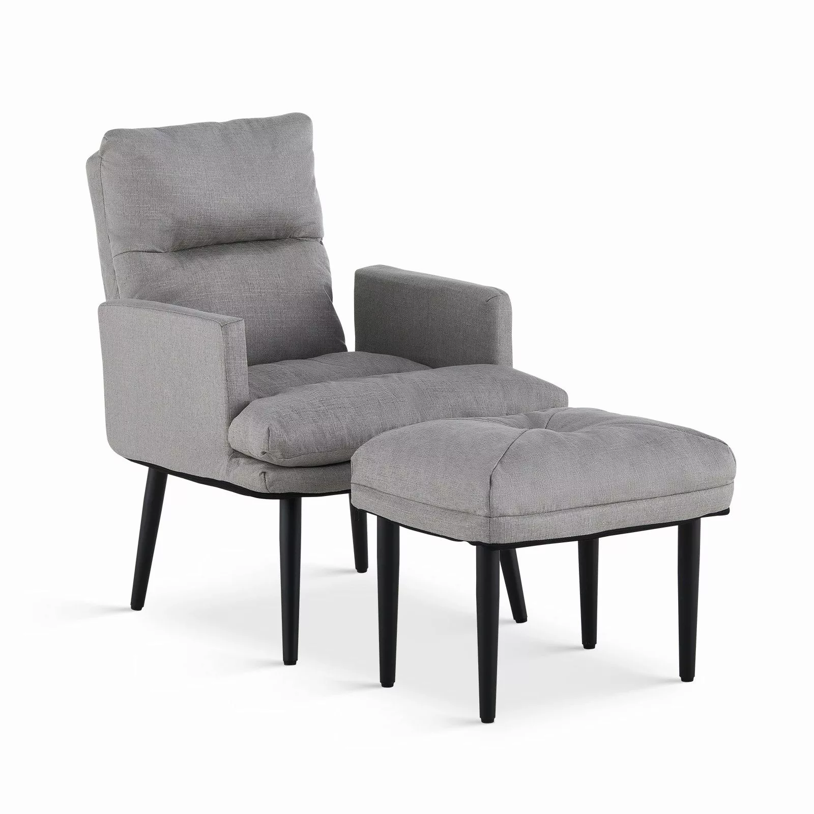 Ofcasa Relaxsessel Leinen Relaxsessel mit Ottoman günstig online kaufen