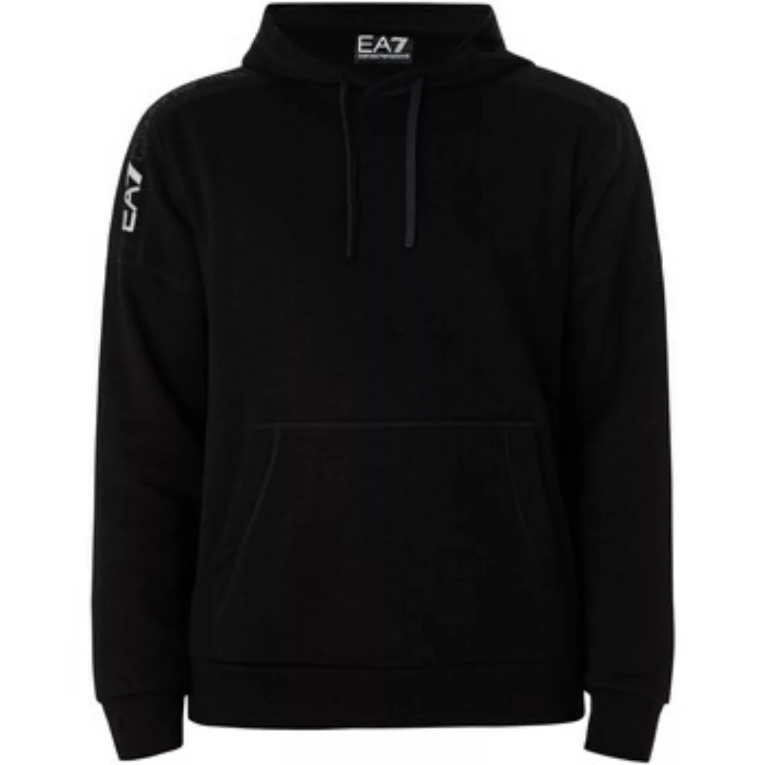 Emporio Armani EA7  Sweatshirt Kapuzenpullover mit Markenschulter günstig online kaufen