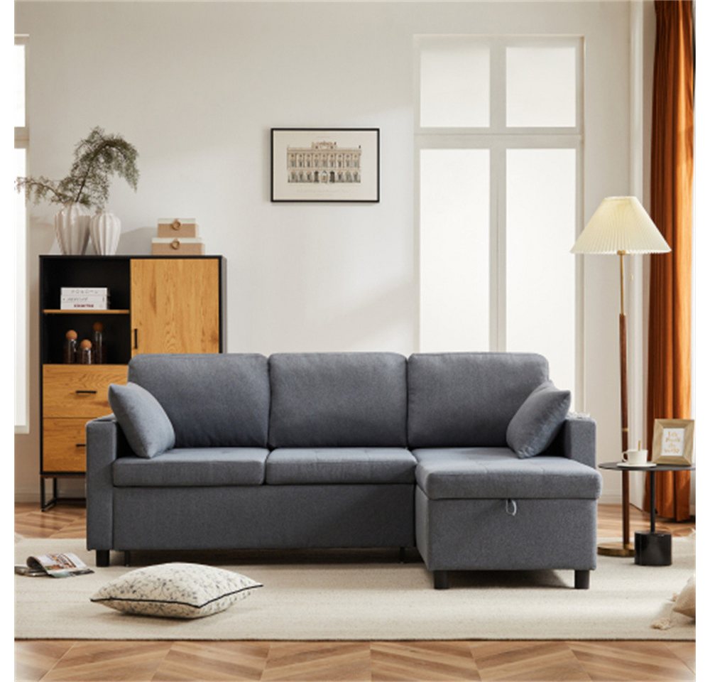 Mia&Coco Ecksofa Schlafsofa mit Schlaffunktion, L-förmiges Sofa, Polstermöb günstig online kaufen