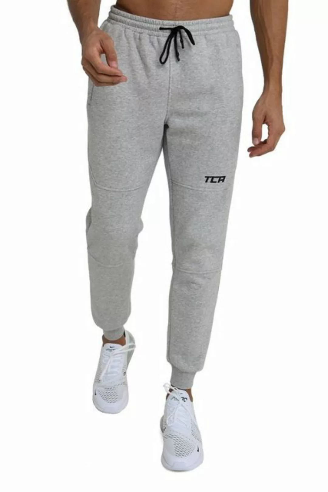 TCA Laufhose TCA Herren Jogginghose mit Reißverschlusstaschen - Grau (1-tlg günstig online kaufen