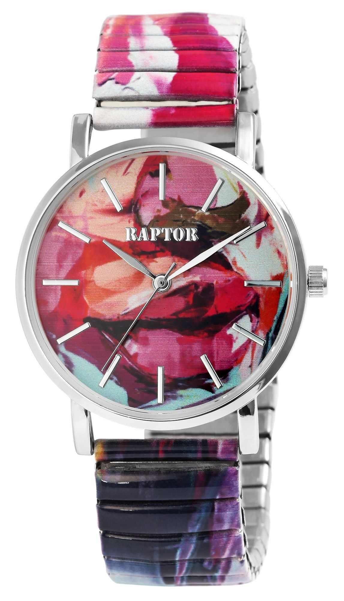 Raptor Quarzuhr Colorful Edition mit Edelstahlzugarmband, günstig online kaufen