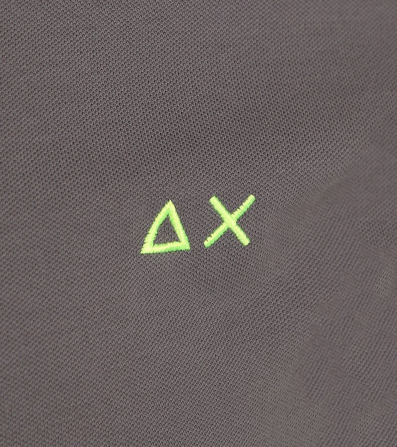 Sun68 Poloshirt Big Stripe Fluo Anthrazit - Größe M günstig online kaufen