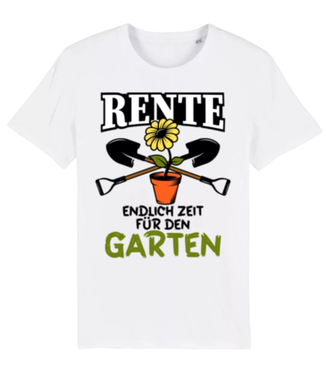 Rente Zeit Für Garten · Männer Bio T-Shirt Stanley Stella günstig online kaufen