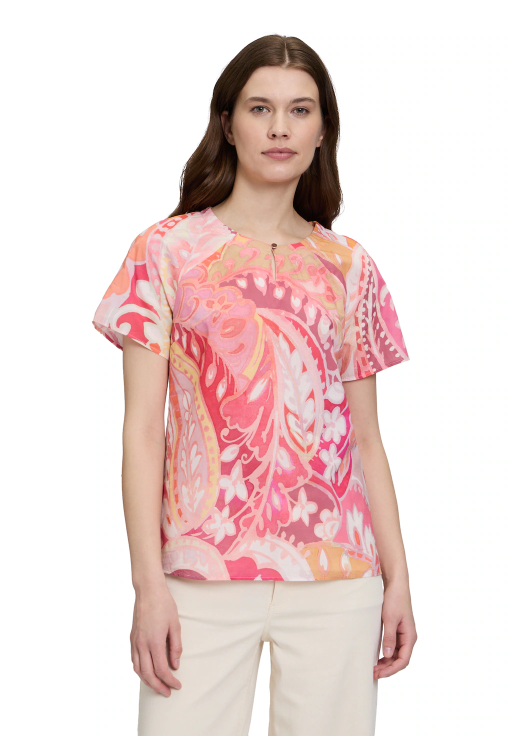 Betty Barclay Schlupfbluse "Betty Barclay Damen Casual-Bluse mit Muster" günstig online kaufen