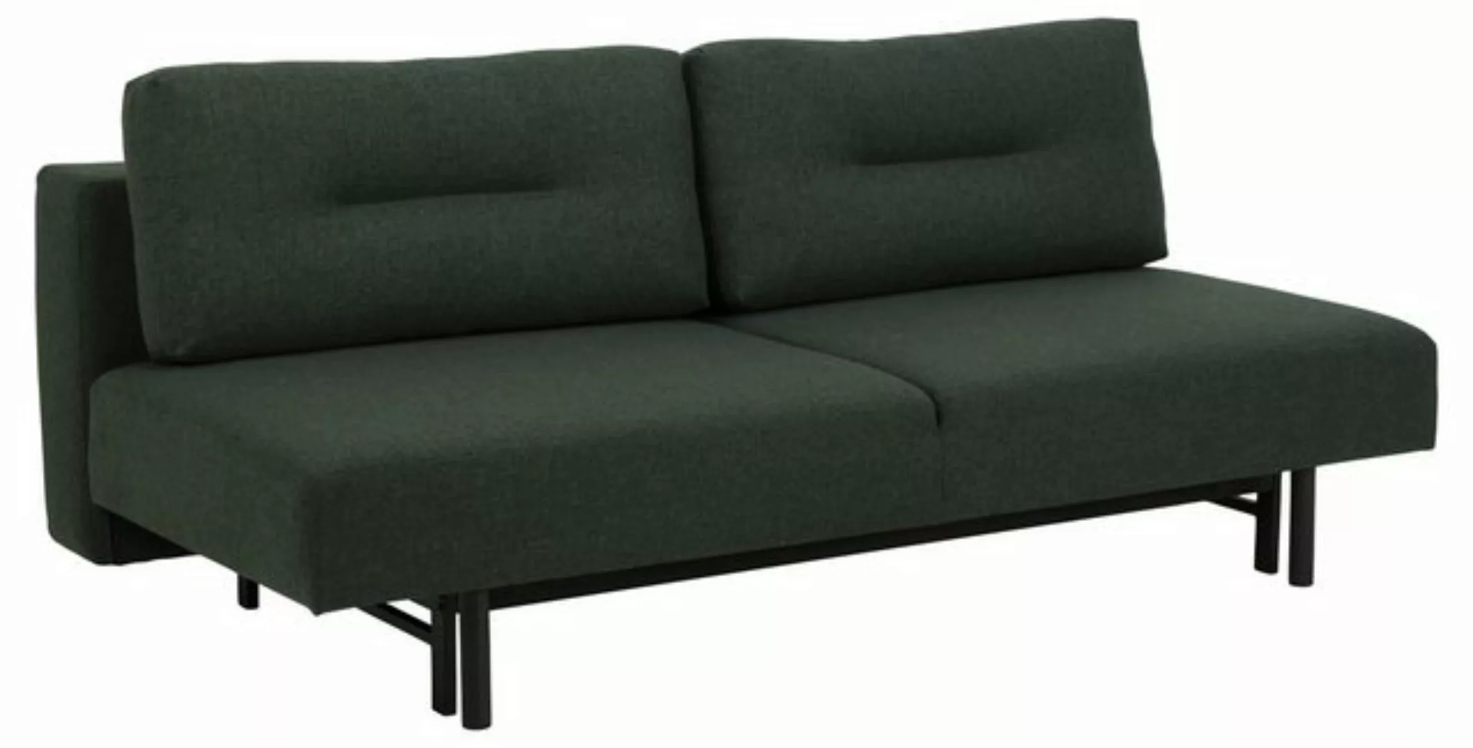 ACTONA GROUP Schlafsofa in Grün, Polyester, Stahl - 200x83x105cm (BxHxT) günstig online kaufen