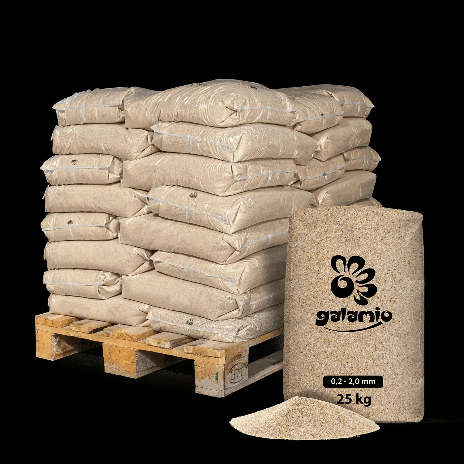 GALAMIO Quarzsand (Palette, 40-St) günstig online kaufen