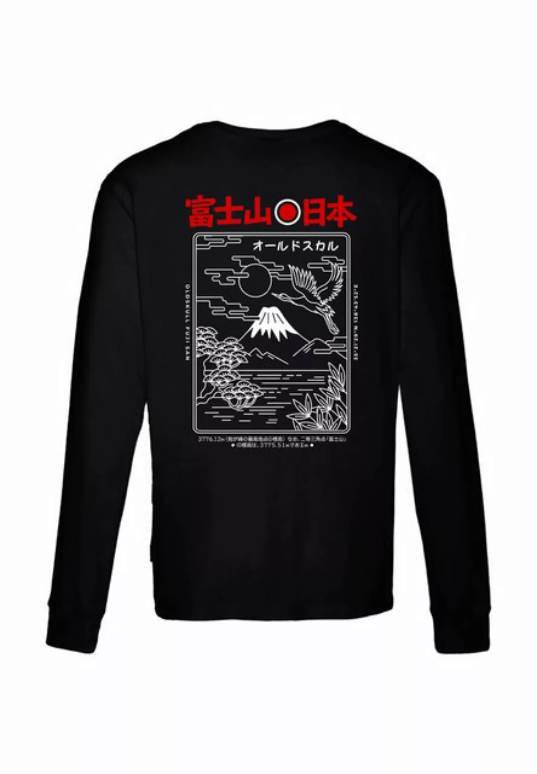 Oldskull Langarmshirt Asian Futeesan Logo Graphic günstig online kaufen