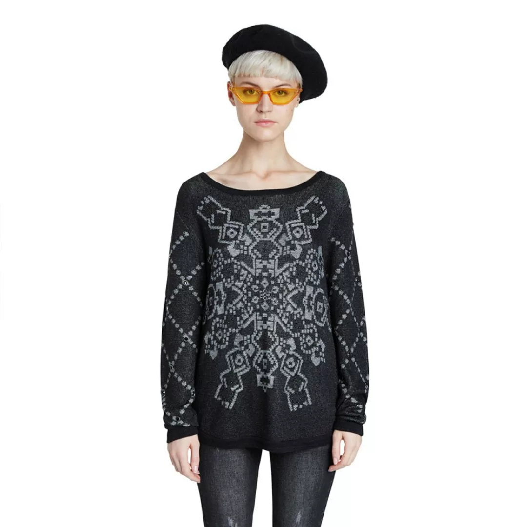 Desigual Budapest Pullover L Black günstig online kaufen