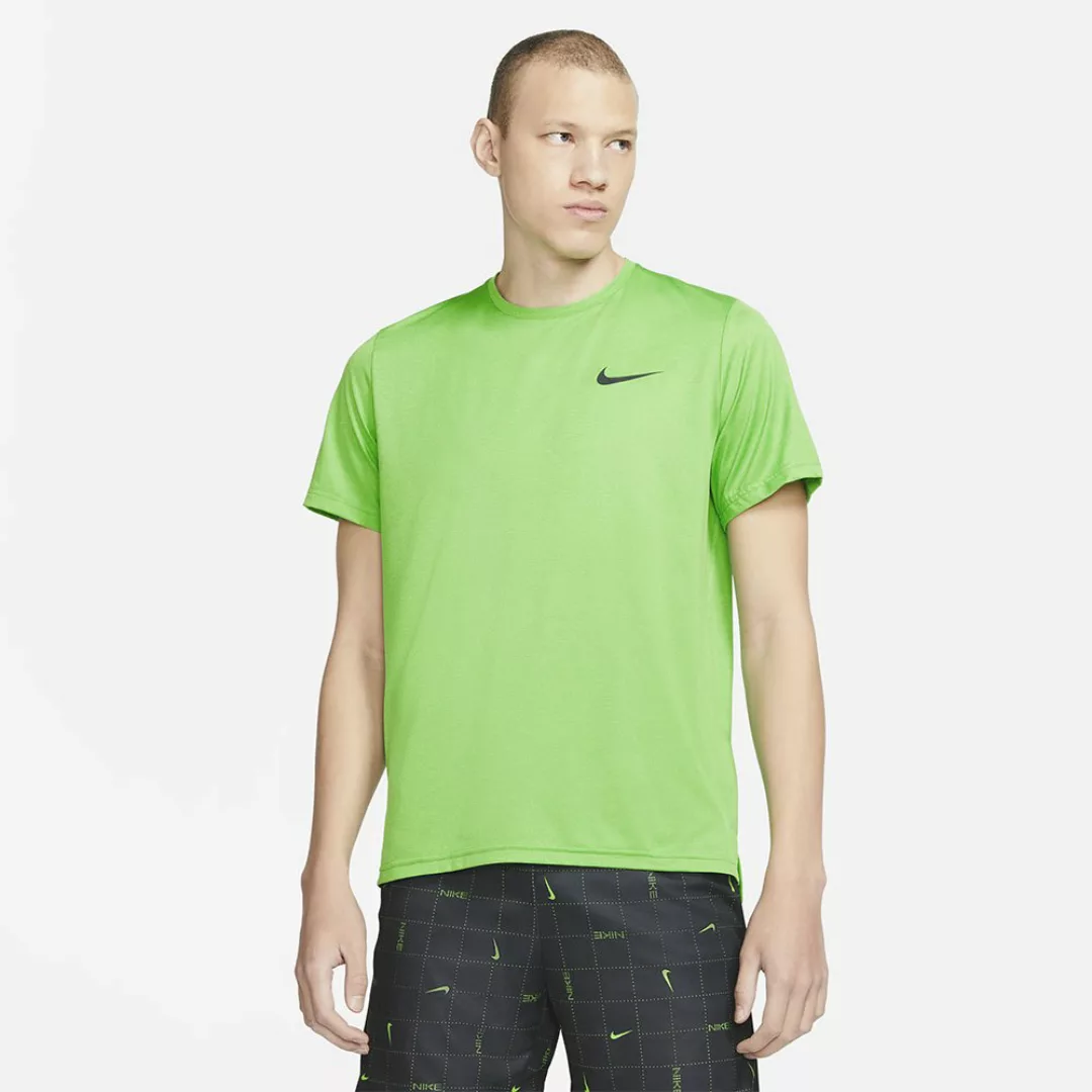Nike Pro Dri Fit Hyper Dry Kurzärmeliges T-shirt M Stadium Green / Mean Gre günstig online kaufen