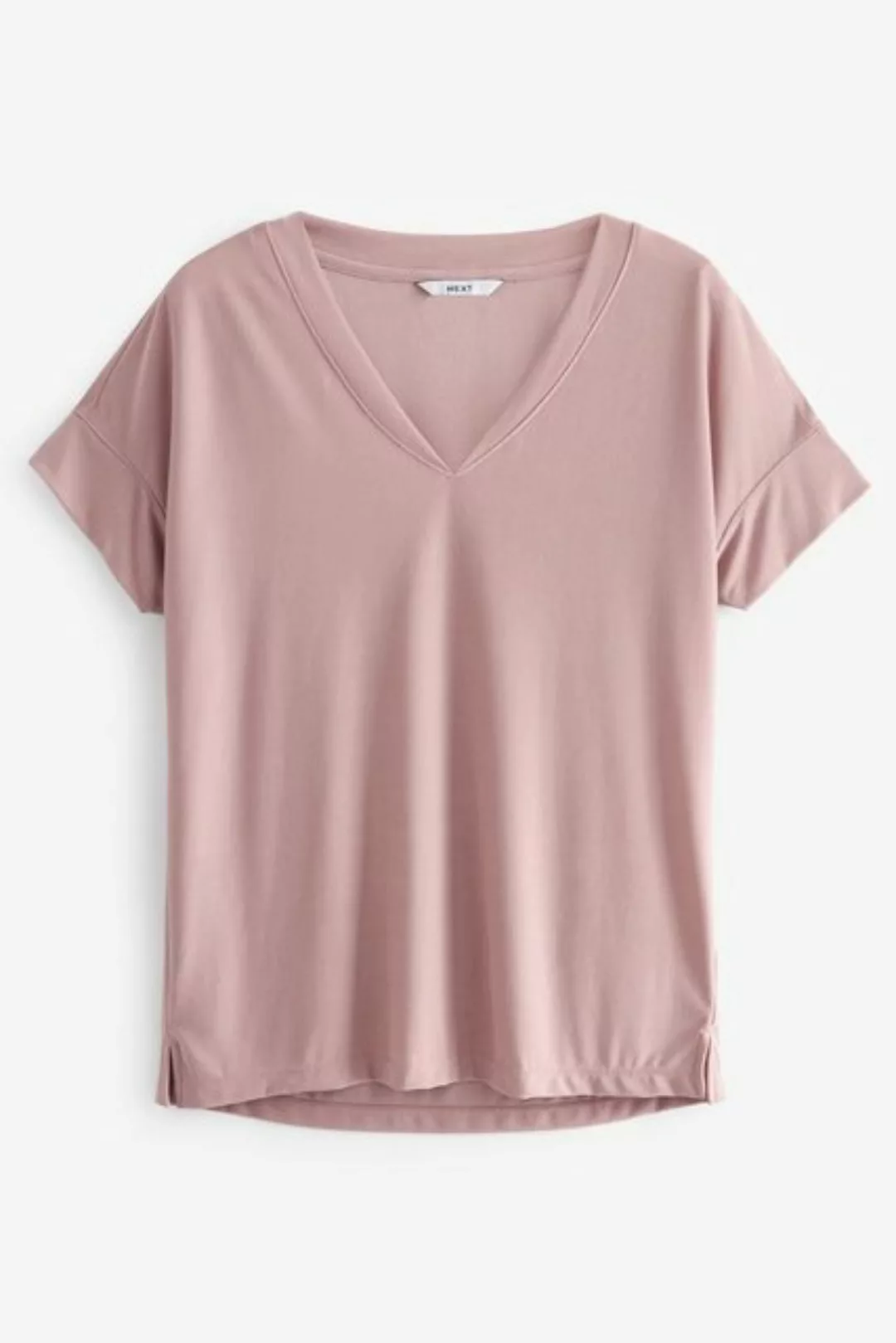 Next T-Shirt T-Shirt mit V-Ausschnitt aus Modalgemisch (1-tlg) günstig online kaufen