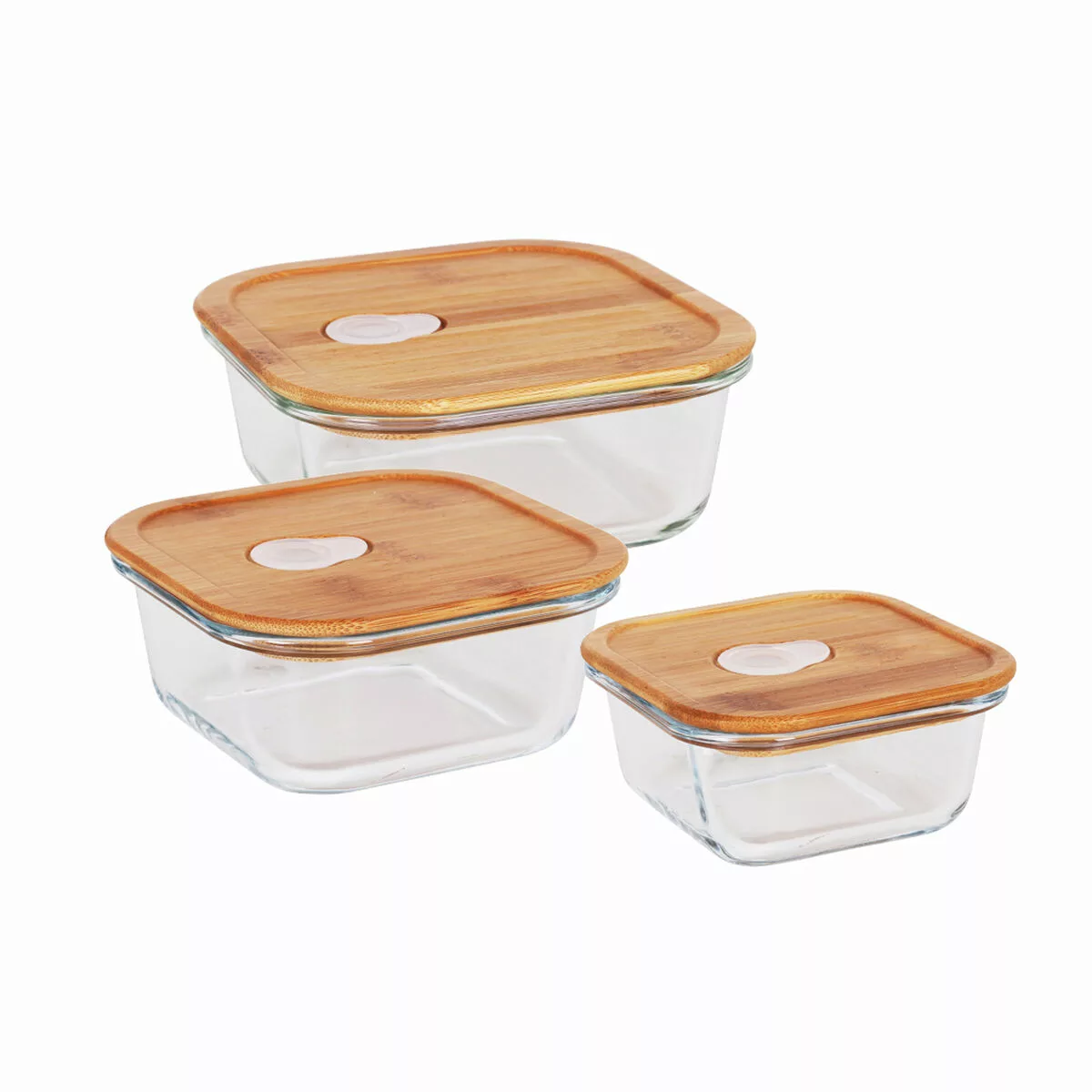 3 Lunchbox-set Quttin Bambus Rechteckig/quadratisch günstig online kaufen