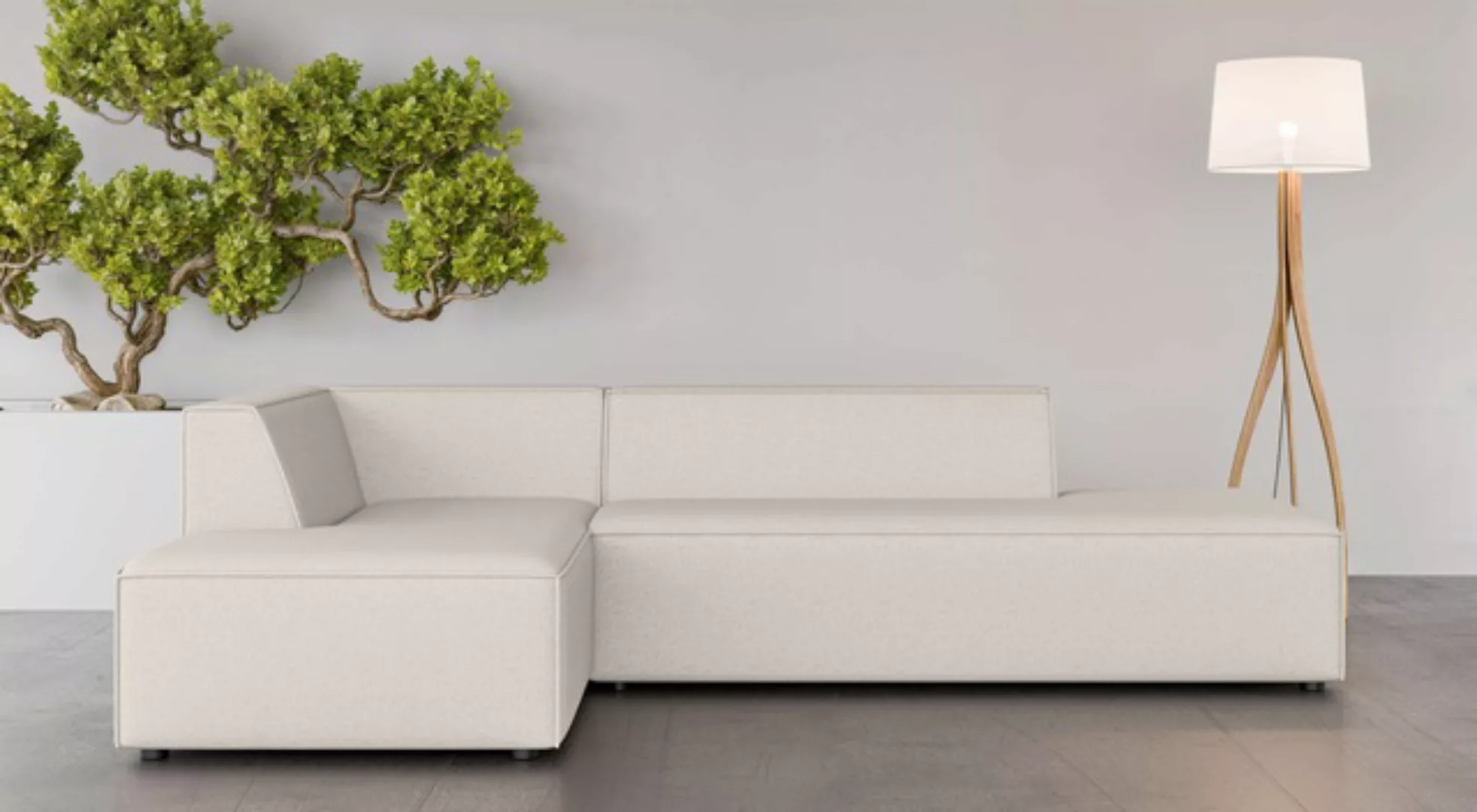 INOSIGN Ecksofa »Ecksofa Cavan mit Ottomane links oder rechts bestellbar«, günstig online kaufen