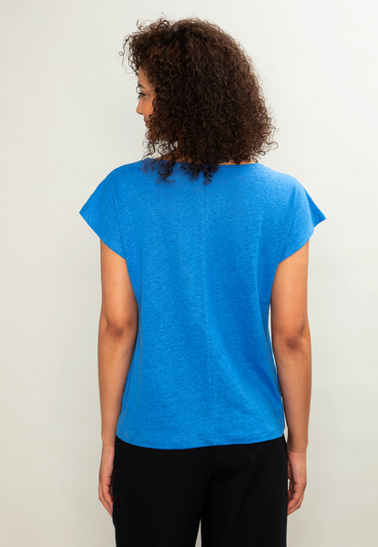 Dora T-shirt Bluse Cornflower Blue günstig online kaufen