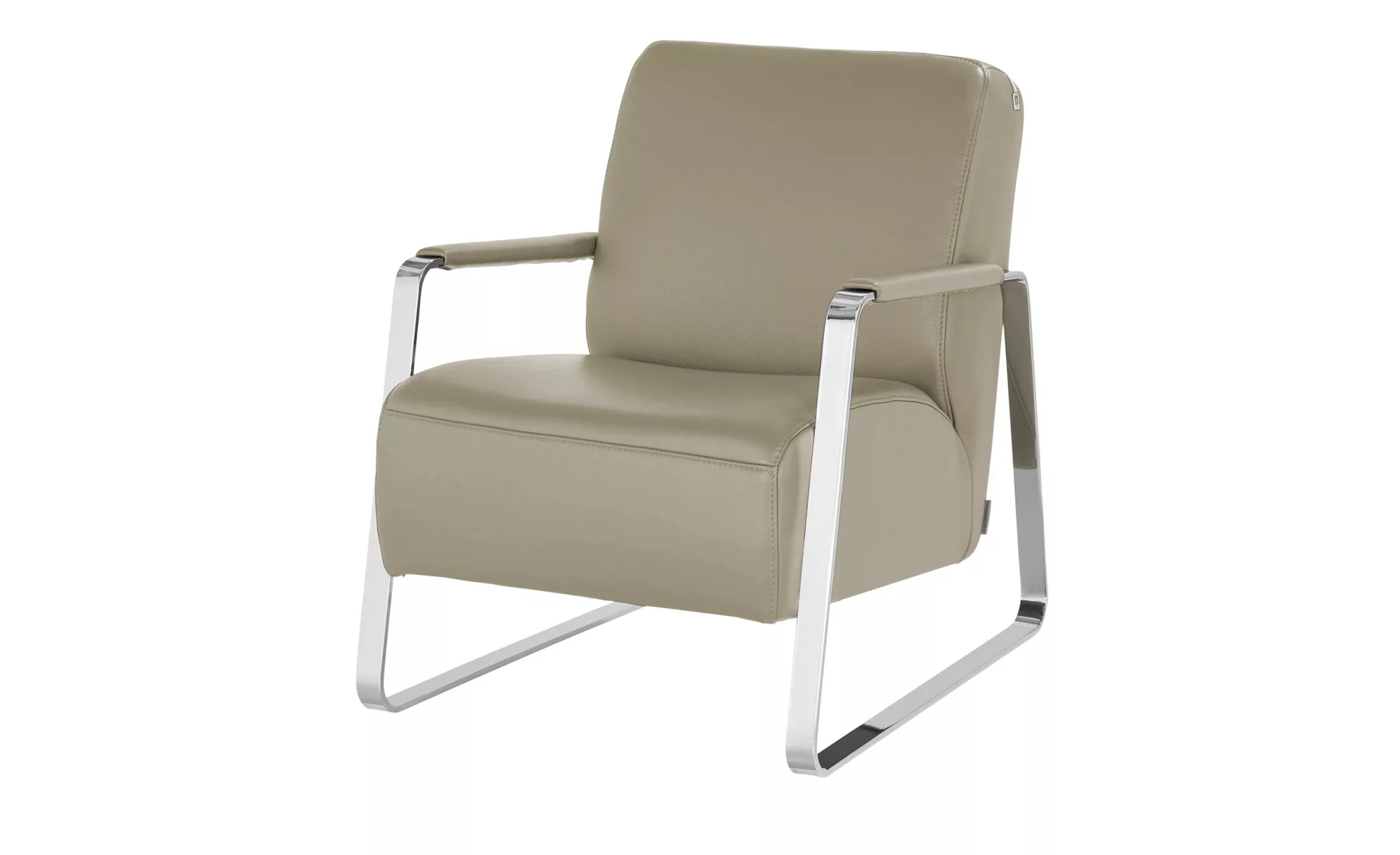 W.SCHILLIG Sessel aus Leder 17350 Quadroo ¦ beige ¦ Maße (cm): B: 65 H: 82 günstig online kaufen