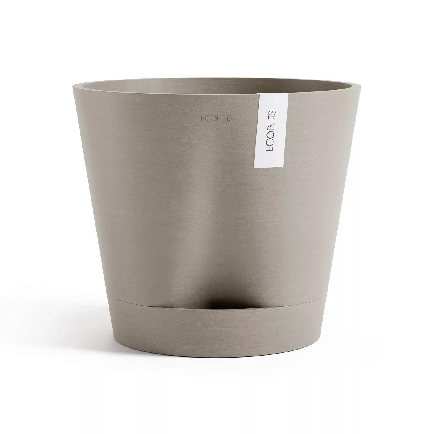 ECOPOTS Blumentopf "Venice 2 40 Taupe", für den Innenbereich günstig online kaufen