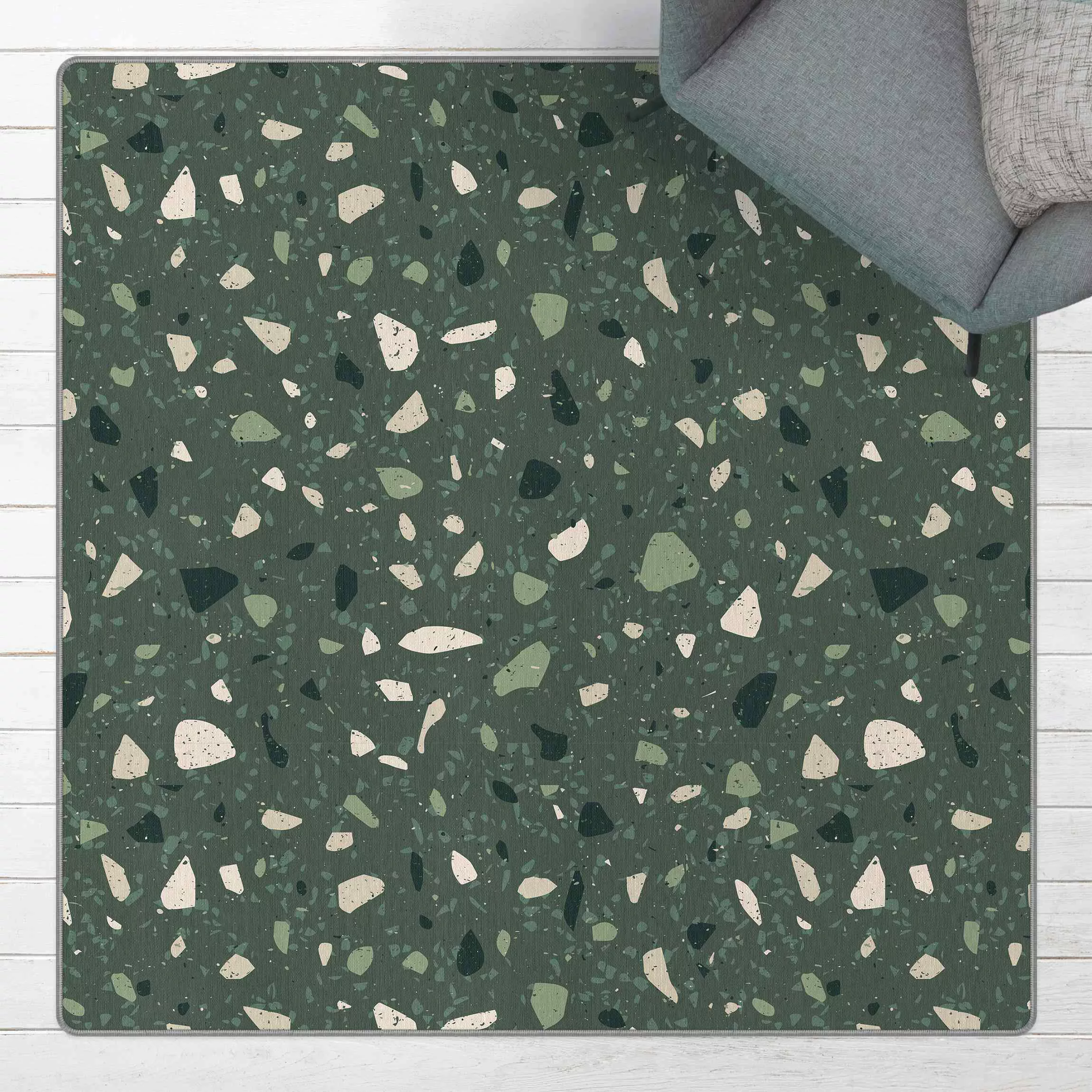 Teppich Detailliertes Terrazzo Muster Messina günstig online kaufen